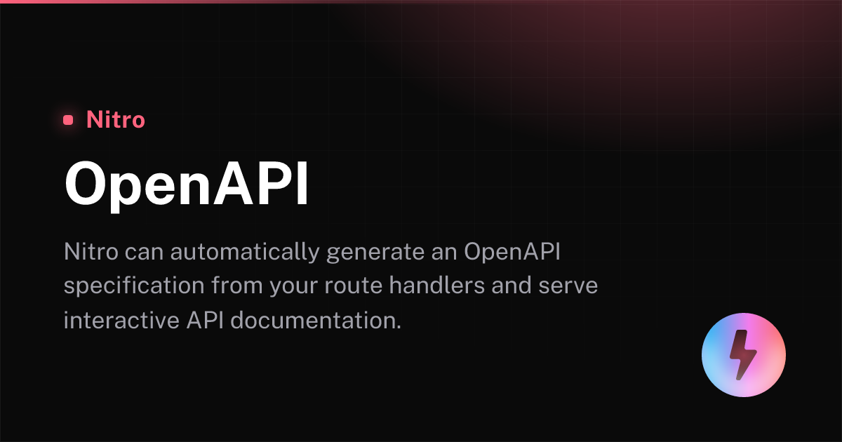 OpenAPI - Nitro