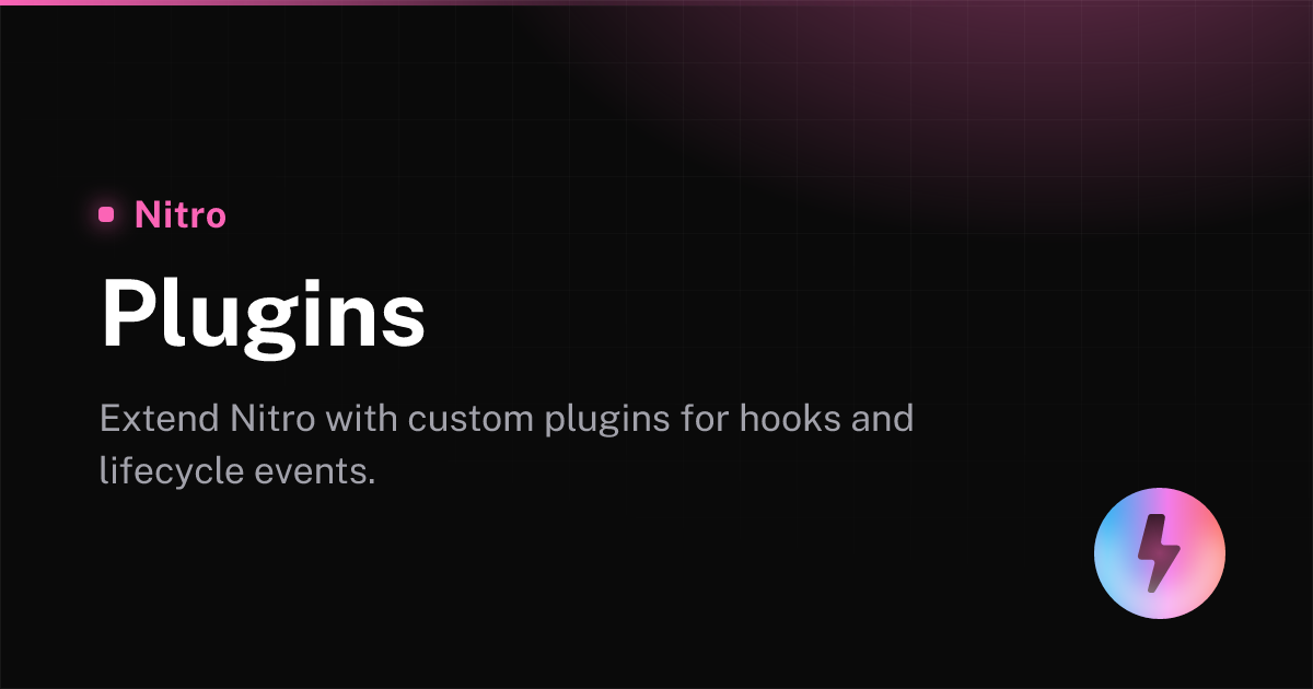 Plugins - Nitro