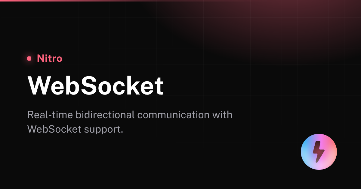 WebSocket - Nitro